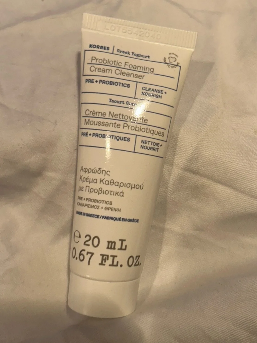 Korres smart Yoghurt Probiotic Serum + mini probiotic foaming cleanser